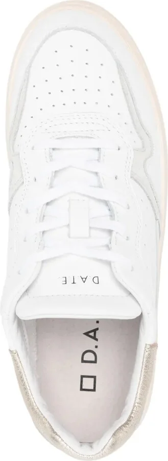 Logo-Debossed Leather Sneakers - Image 4