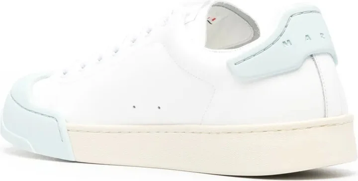 Logo-Debossed Leather Sneakers - Image 3