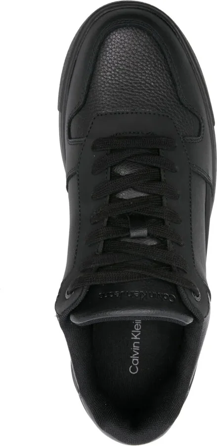 Logo-Debossed Leather Sneakers - Image 4