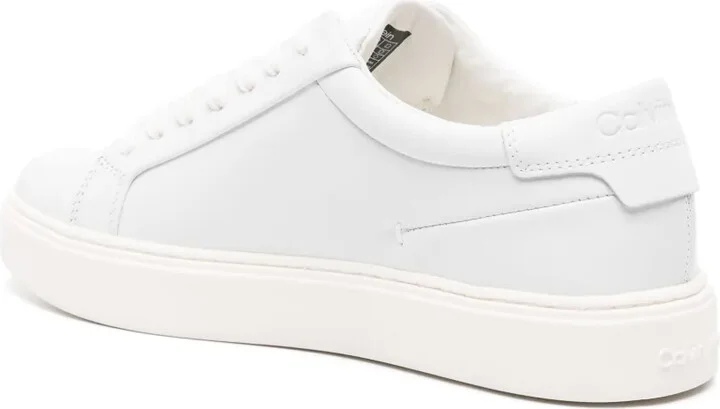 Logo-Debossed Leather Sneakers - Image 3