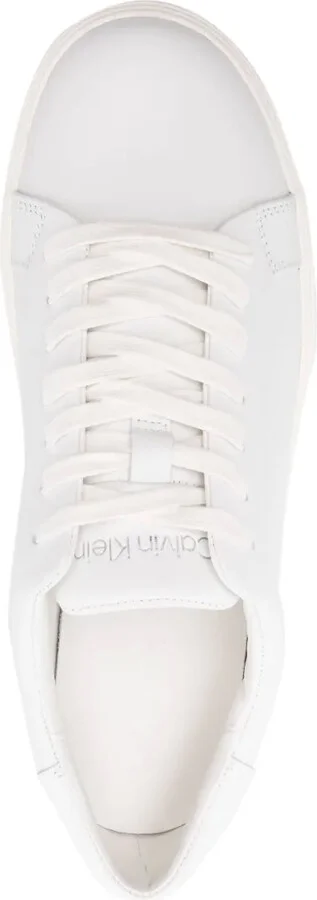 Logo-Debossed Leather Sneakers - Image 4