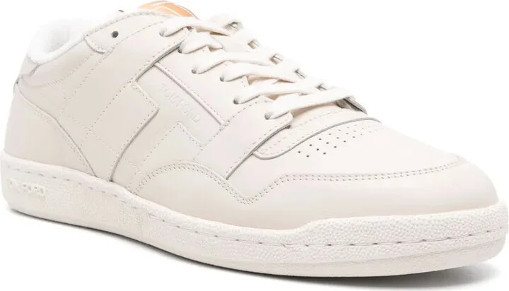 Logo-Debossed Leather Sneakers - Image 2