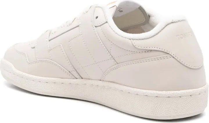 Logo-Debossed Leather Sneakers - Image 3
