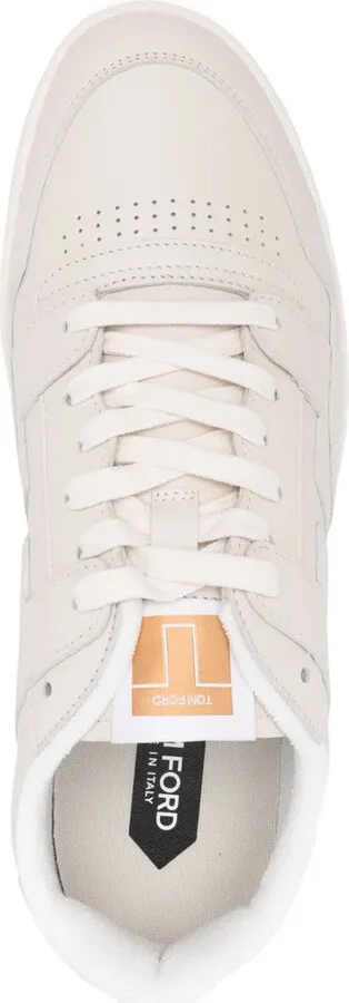 Logo-Debossed Leather Sneakers - Image 4
