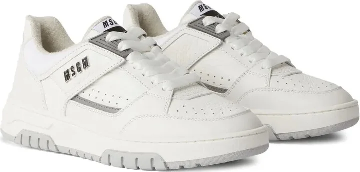 Logo-Debossed Leather Sneakers - Image 2