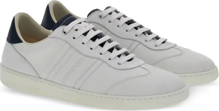 Logo-Debossed Leather Sneakers - Image 2