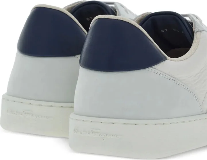 Logo-Debossed Leather Sneakers - Image 3