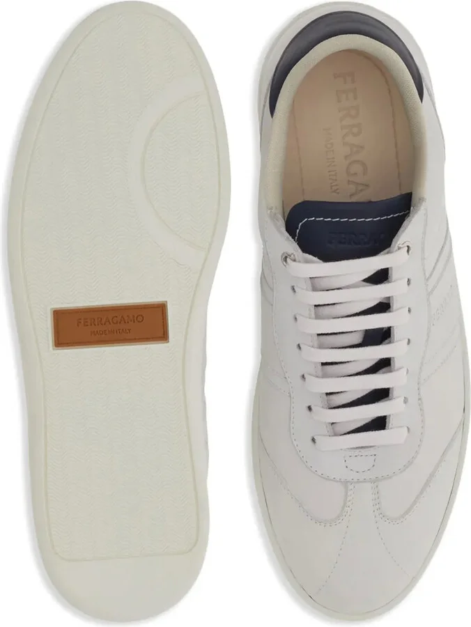 Logo-Debossed Leather Sneakers - Image 5