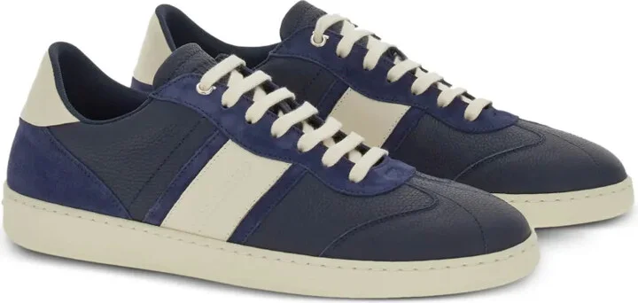 Logo-Debossed Leather Sneakers - Image 2