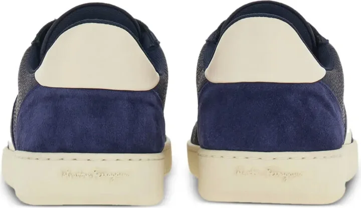 Logo-Debossed Leather Sneakers - Image 3