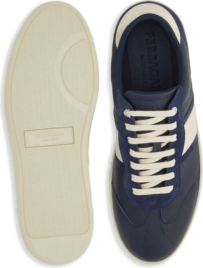 Logo-Debossed Leather Sneakers - Image 5