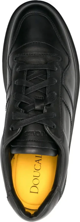 Logo-Debossed Leather Sneakers - Image 4