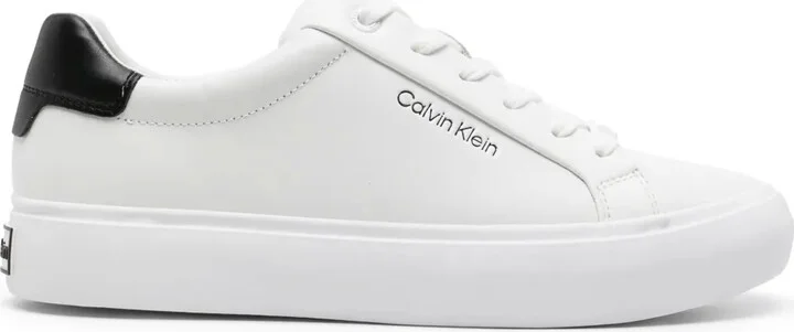 Logo-Debossed Leather Sneakers