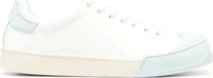 Logo-Debossed Leather Sneakers