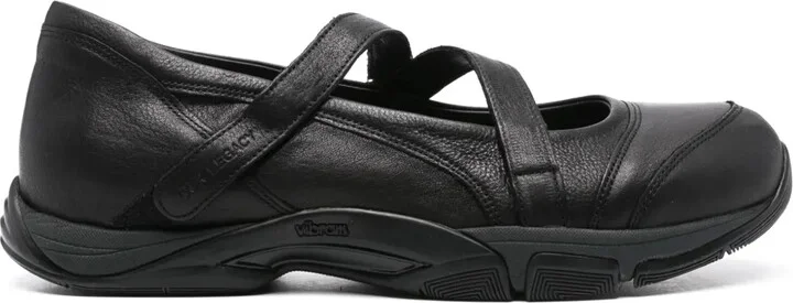 Logo-Debossed Leather Sneakers