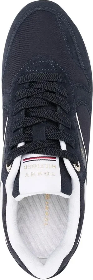 Logo-Debossed Low-Top Suede Sneakers - Image 4