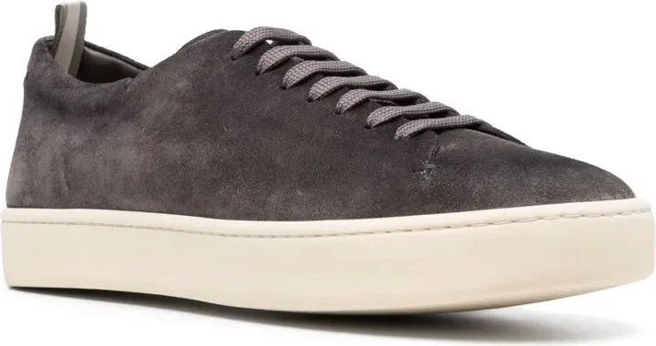 Logo-Debossed Low-Top Suede Sneakers - Image 2