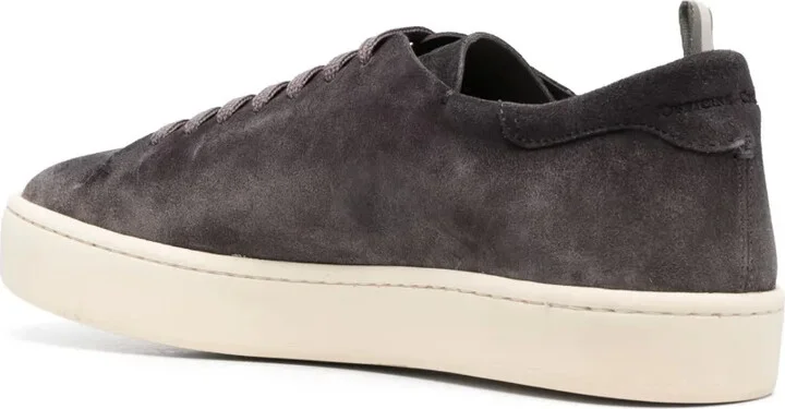 Logo-Debossed Low-Top Suede Sneakers - Image 3