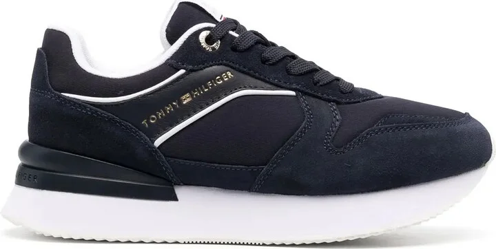 Logo-Debossed Low-Top Suede Sneakers