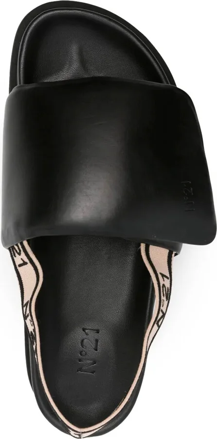 Logo-Debossed Slingback Sandals - Image 4