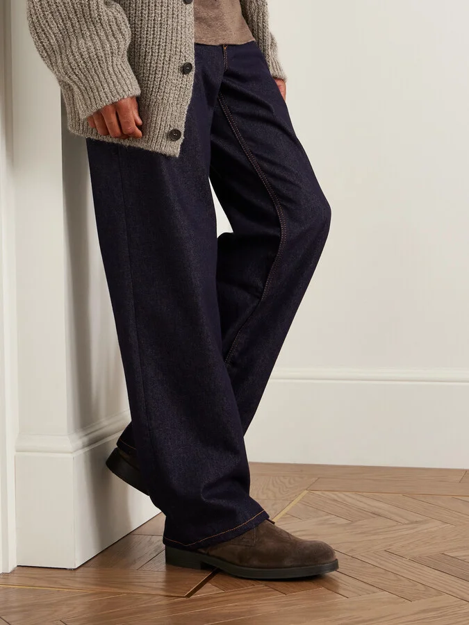 Logo-Debossed Suede Desert Boots - Image 2