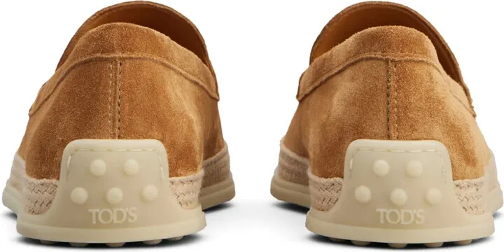 Logo-Debossed Suede Espadrilles - Image 3