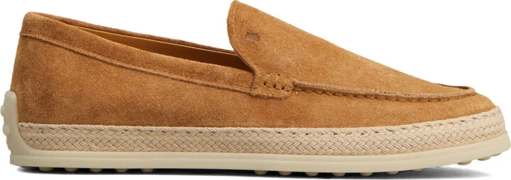 Logo-Debossed Suede Espadrilles