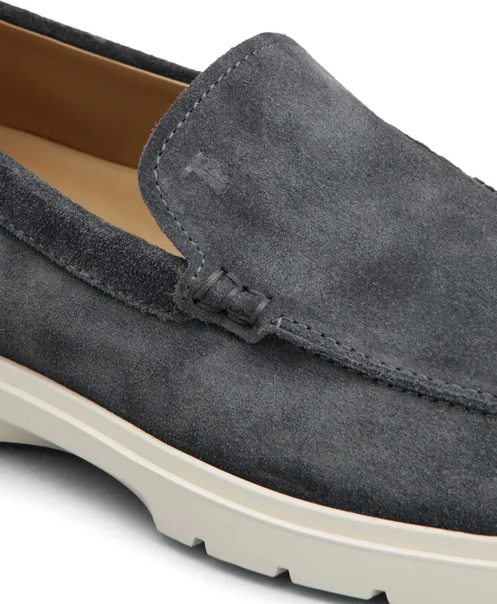 Logo-Debossed Suede Loafers - Image 5