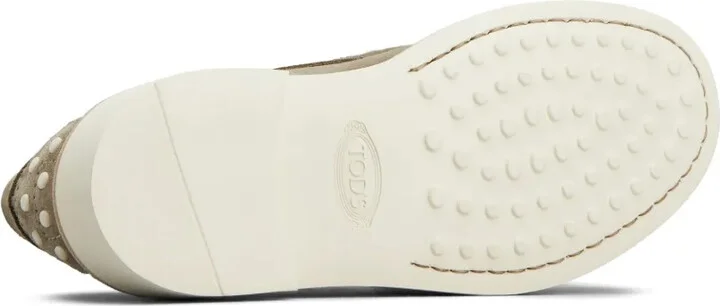 Logo-Debossed Suede Loafers - Image 4