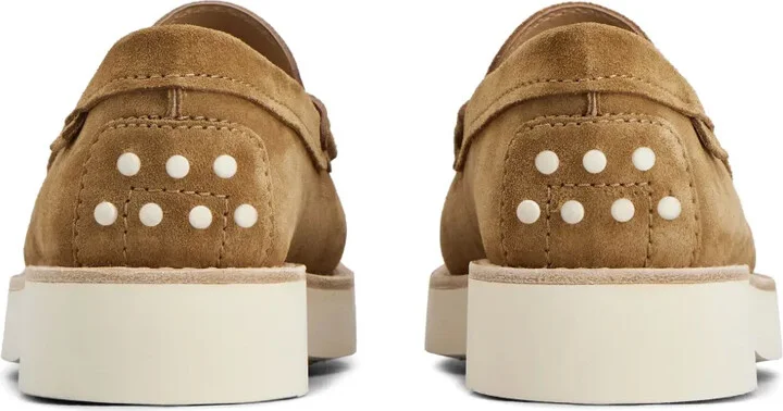Logo-Debossed Suede Loafers - Image 3