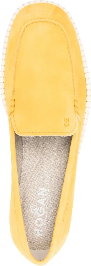Logo-Debossed Suede Loafers - Image 4