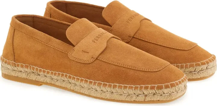 Logo-Debossed Suede Loafers - Image 2
