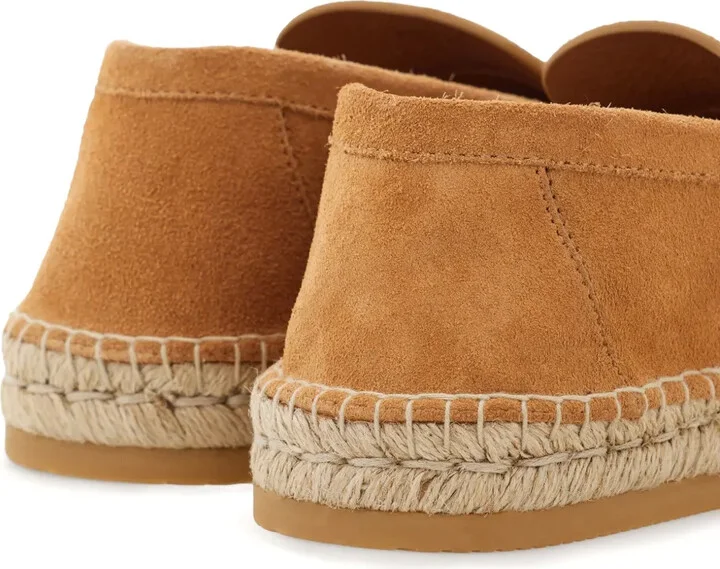 Logo-Debossed Suede Loafers - Image 3