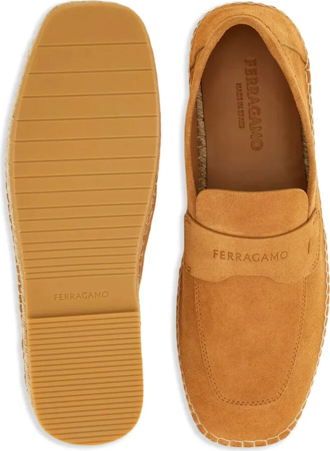 Logo-Debossed Suede Loafers - Image 5