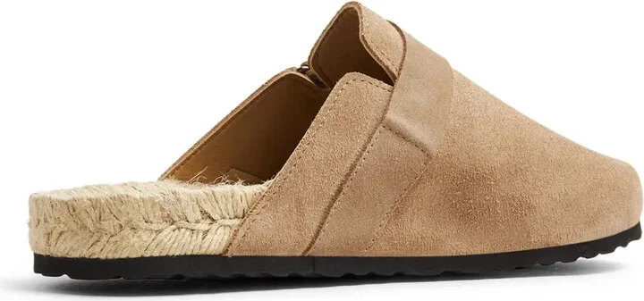 Logo-Debossed Suede Slippers - Image 3