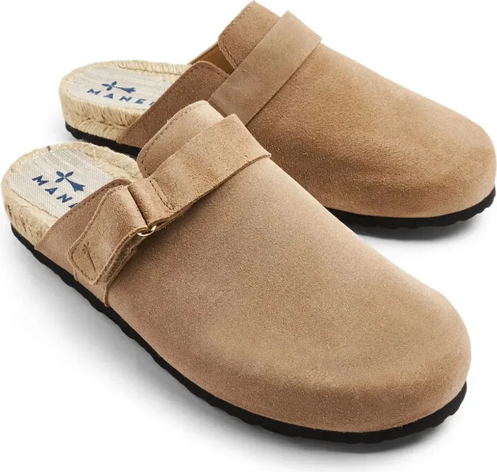 Logo-Debossed Suede Slippers - Image 4