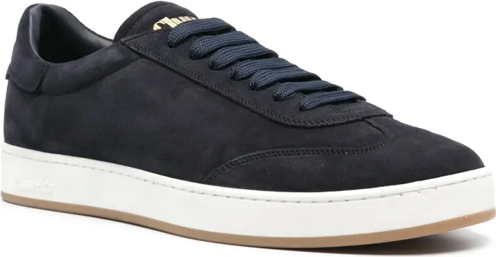 Logo-Debossed Suede Sneakers - Image 2
