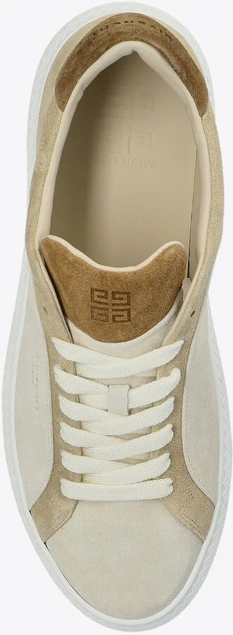 Logo-Debossed Suede Sneakers - Image 3