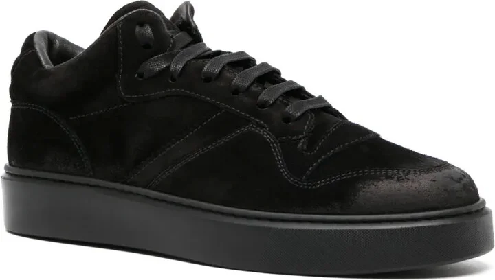 Logo-Debossed Suede Sneakers - Image 2
