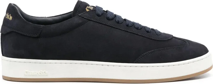 Logo-Debossed Suede Sneakers
