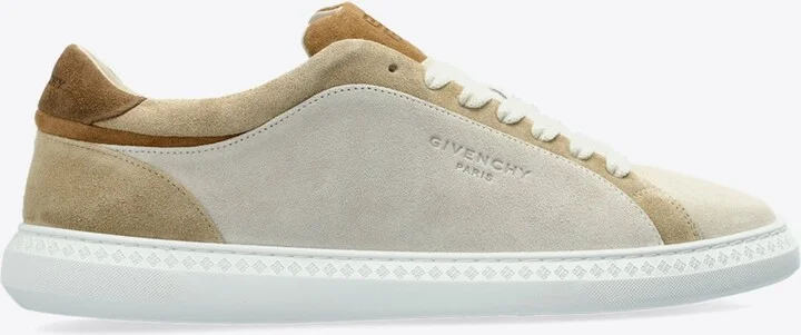 Logo-Debossed Suede Sneakers