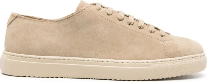 Logo-Debossed Suede Sneakers
