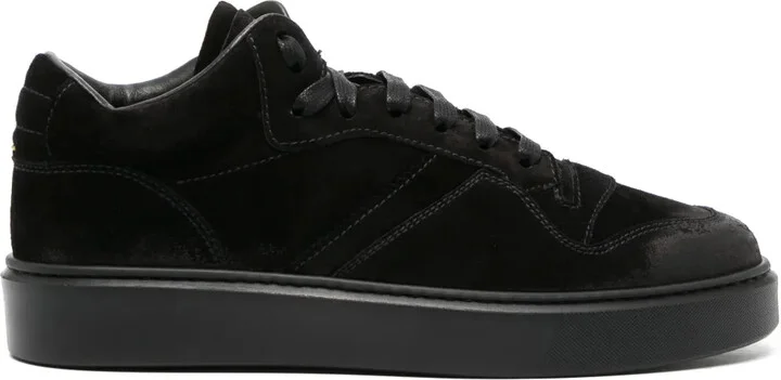 Logo-Debossed Suede Sneakers
