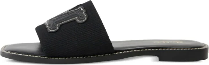 Logo-Detail Knitted Slides