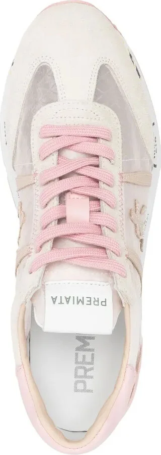 Logo-Detail Lace-Up Sneakers - Image 4