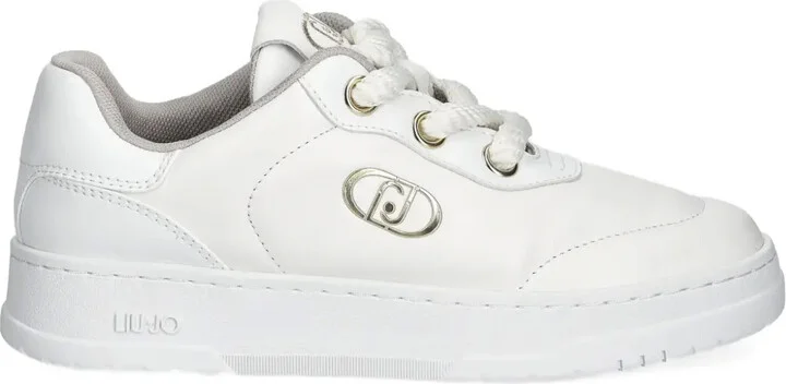 Logo-Detail Lace-Up Sneakers