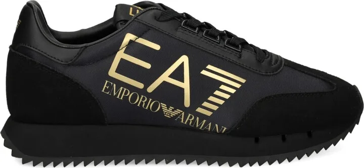 Logo-Detail Lace-Up Sneakers