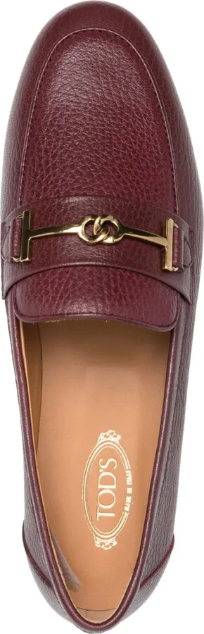 Logo-Detail Leather Loafers - Image 4