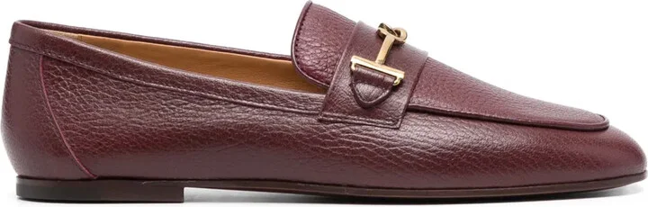 Logo-Detail Leather Loafers