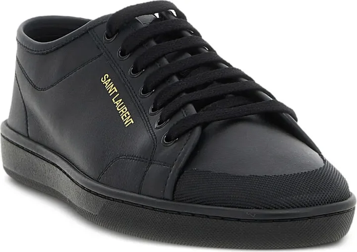 Logo-Detail Leather Sneakers - Image 2